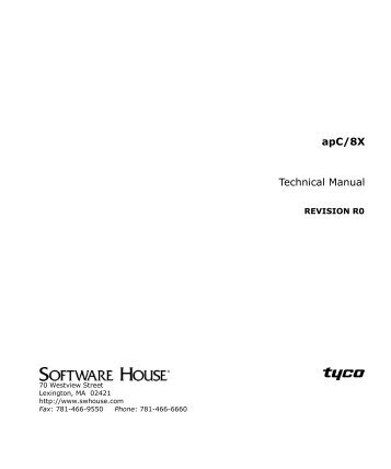 software house apc pdf
